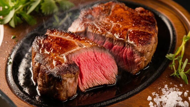 medium rare steak